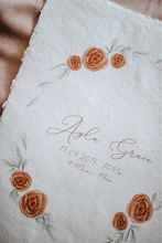 Load image into Gallery viewer, Personalised Birth Details Print - Floral