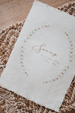 Load image into Gallery viewer, Personalised Birth Details Print - Vine
